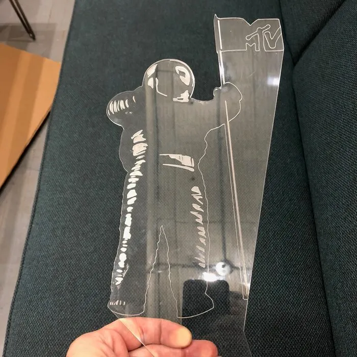 Video Music Awards — laser-cut acrylic for MTV
